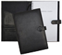 black forever leather planners inside